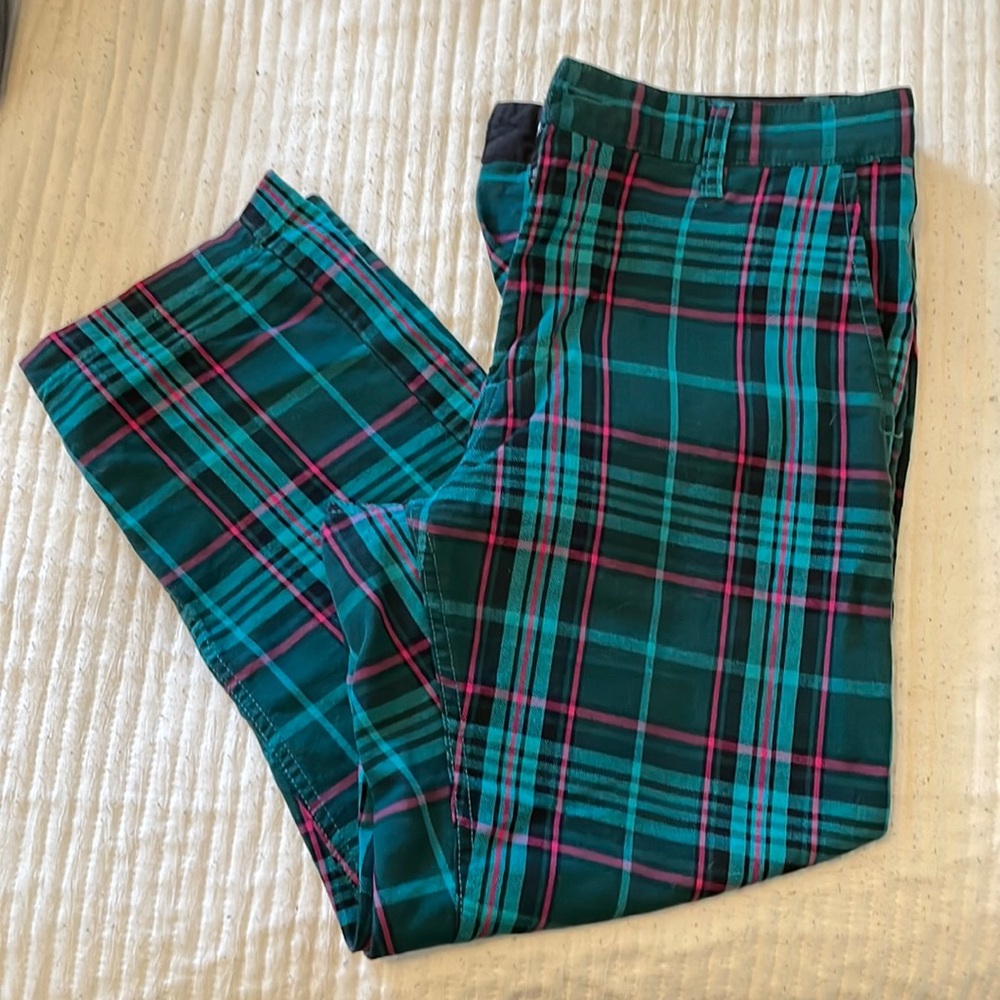 OBEY Straggler Plaid Crop Pants